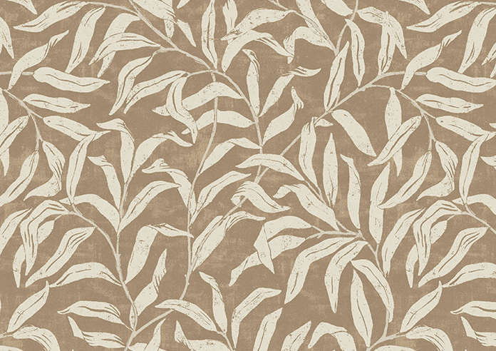 Trailing Vines, Vintage Brown - Made to Measure Curtains - Image 9